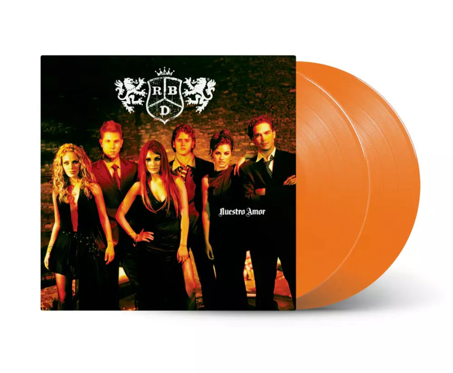 RBD Nuestro Amor Exclusive Limited Edition Orange Colored Vinyl 2LP