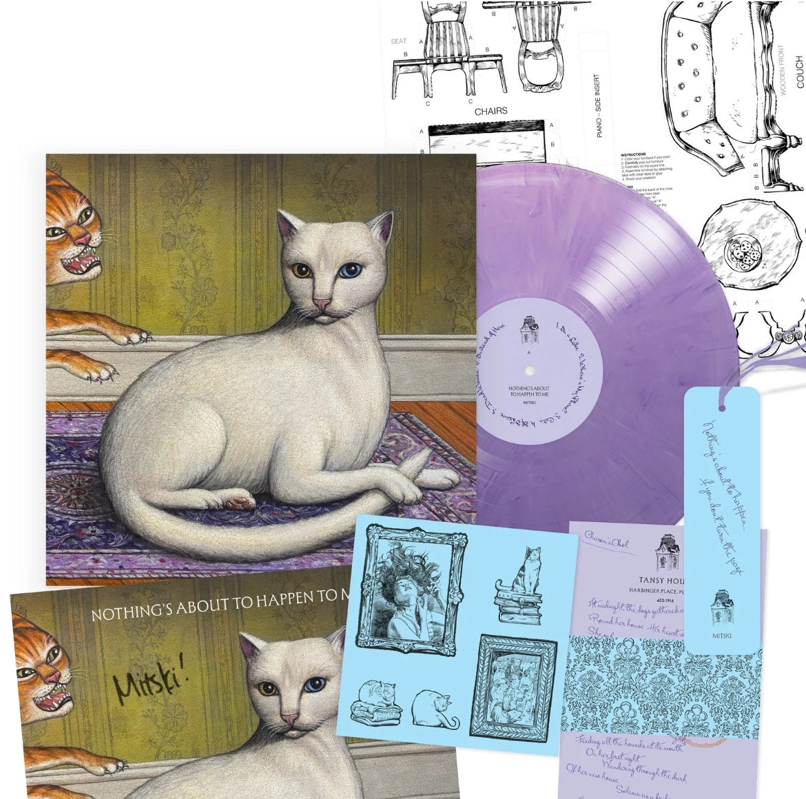 Mitski Nothings About to Happen to Me Lilac Deluxe Vinyl LP Signed - Spin City Records