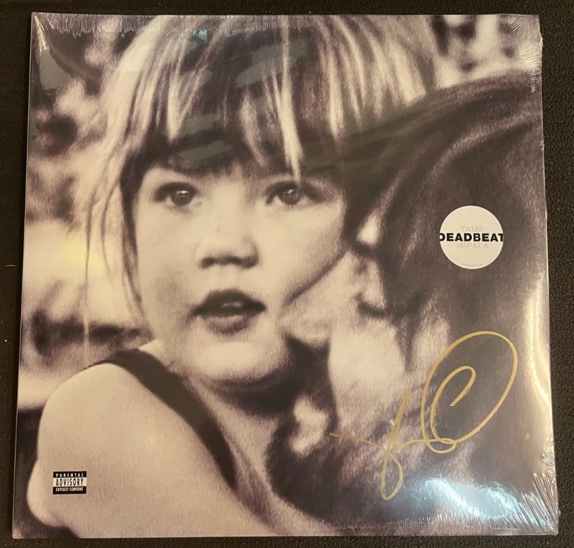 Tame Impala DEADBEAT Hand Signed Cover Double Blue Jay Blue Vinyl LP
