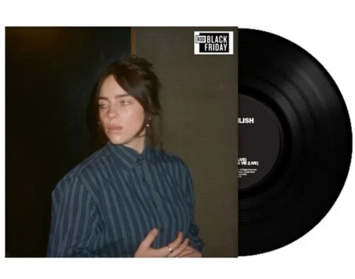 BILLIE EILISH “LIVE” RSD BLACK FRIDAY 2025 10” VINYL IN HAND Record Store Day