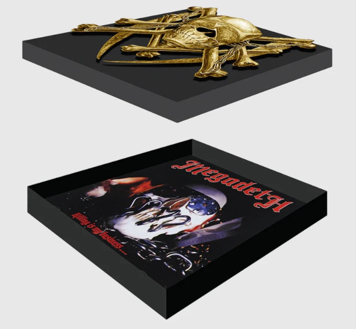 Megadeth Killing Is My Business 40th Anniversary GOLD VINYL Boxset x/350 SIGNED - Spin City Records