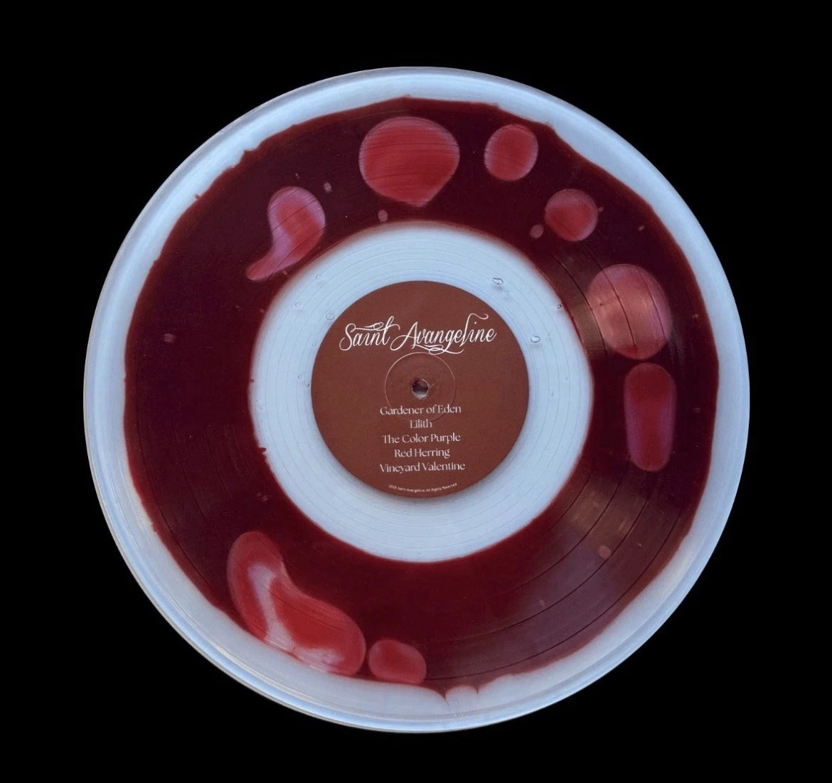 VV Exclusive Gardener of Eden Saint Avangeline Blood Filled LP Signed /100 - Spin City Records
