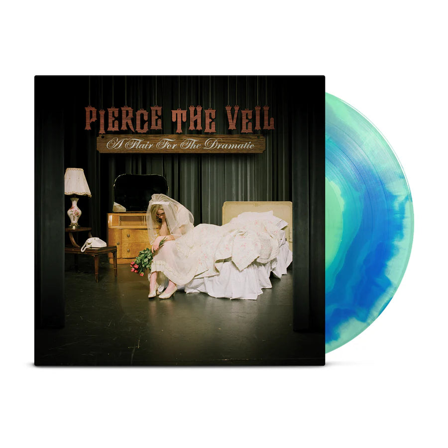 Pierce The Veil A FLAIR FOR THE DRAMATIC BLUE & GREEN MIX VINYL LP - Spin City Records