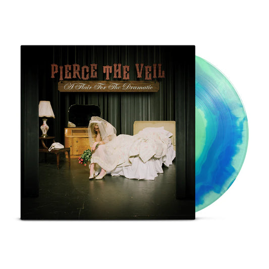 Pierce The Veil A FLAIR FOR THE DRAMATIC BLUE & GREEN MIX VINYL LP - Spin City Records