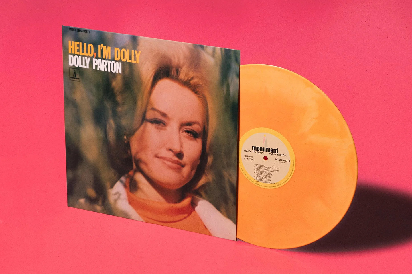 Dolly Parton - Hello I'm Dolly Flame Galaxy Vinyl VMP Exclusive - Spin City Records