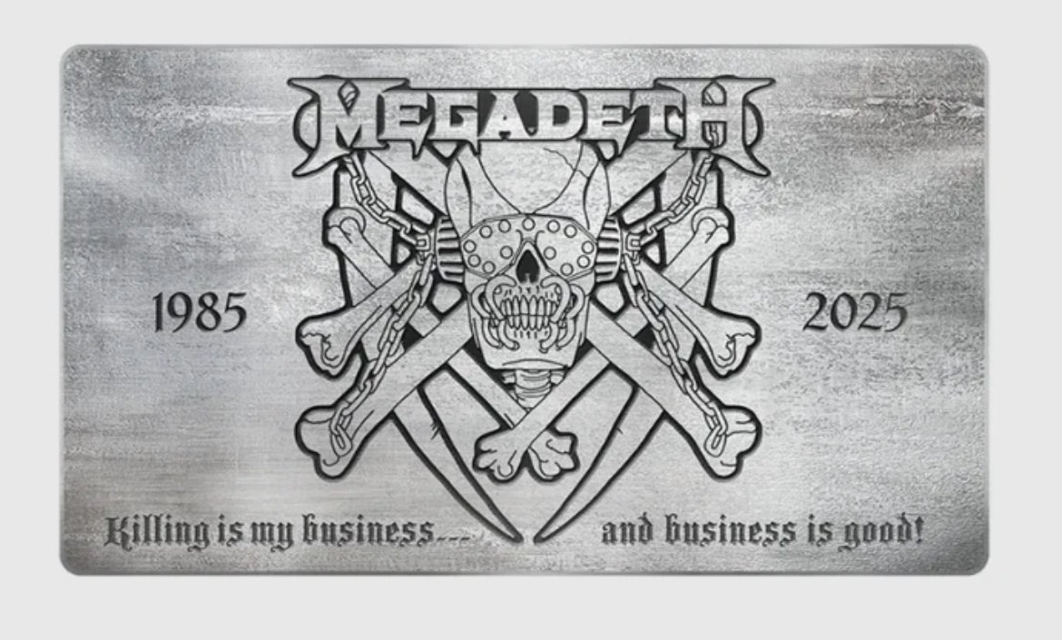 Megadeth Killing Is My Business 40th Anniversary GOLD VINYL Boxset x/350 SIGNED - Spin City Records