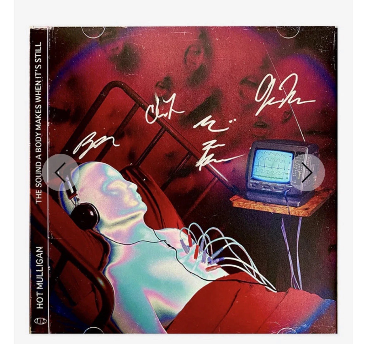 Hot Mulligan The Sound A Body Makes When It's Still Signed Vinyl Cover Exclusive - Spin City Records