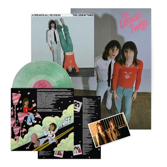 The Lemon Twigs A Dream Is All We Know Vinyl Spearmint LP LE 500 SIGNED Art Card - Spin City Records