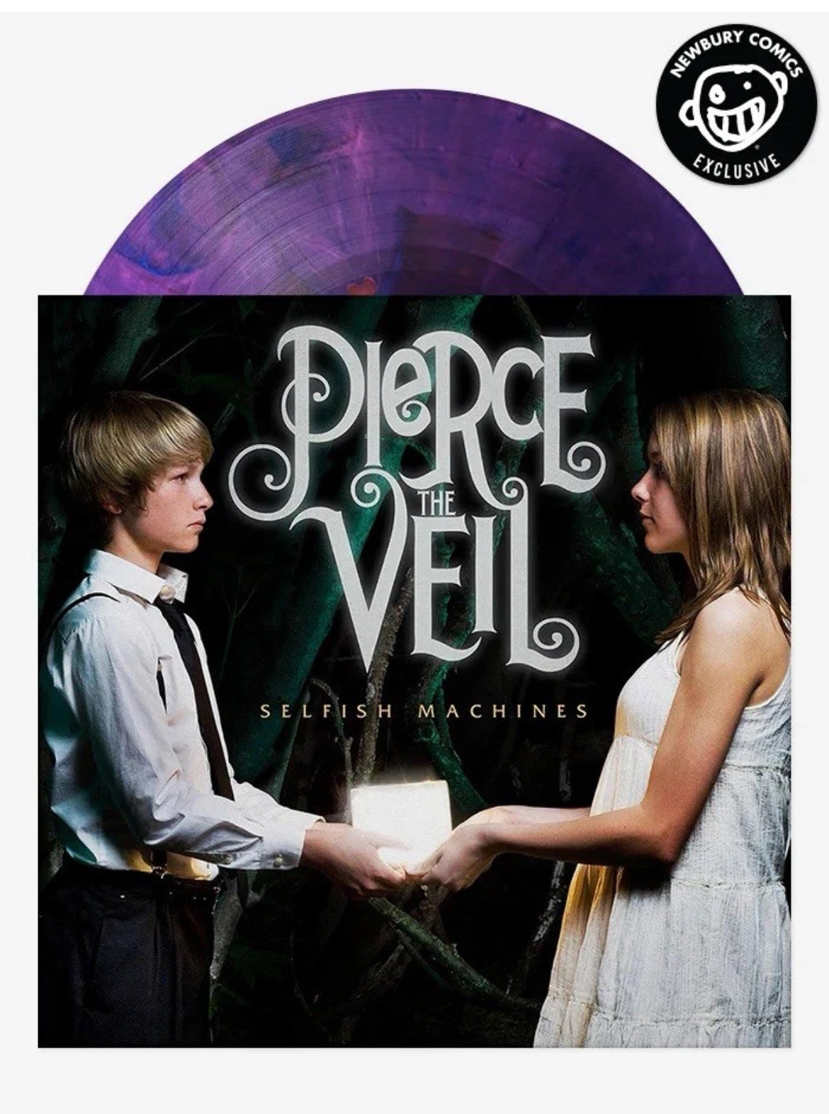 Pierce The Veil Selfish Machines Purple Magenta Swirl Vinyl /750