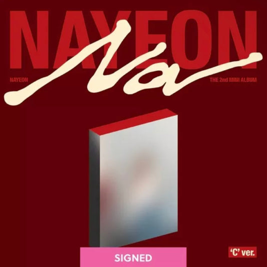Nayeon of Twice Na C Version Red CD The 2nd Mini Album SIGNED - Spin City Records