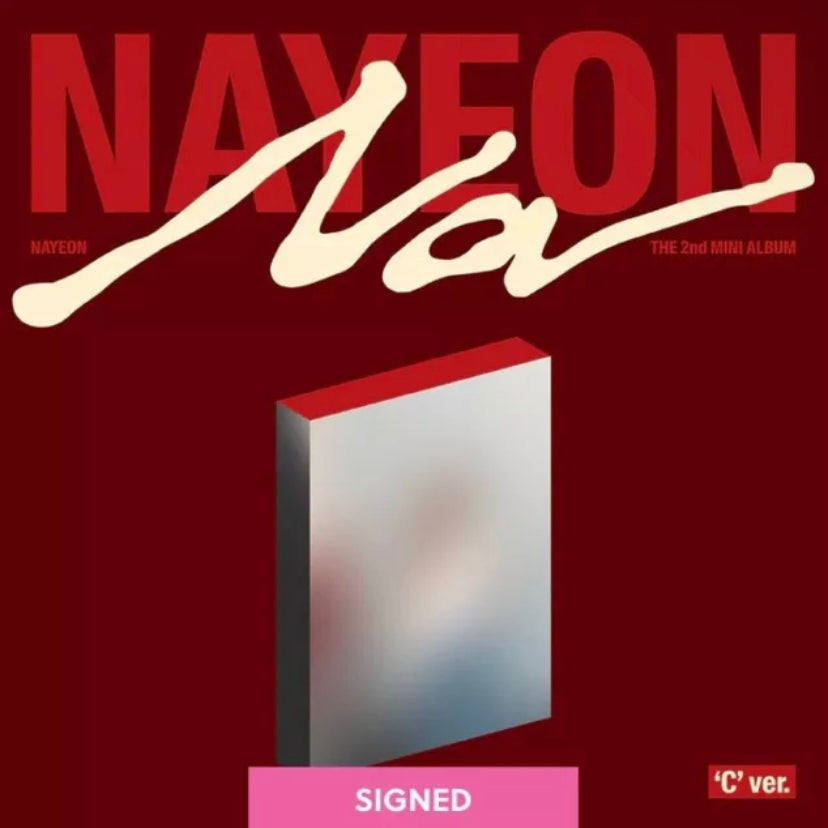 Nayeon of Twice Na C Version Red CD The 2nd Mini Album SIGNED