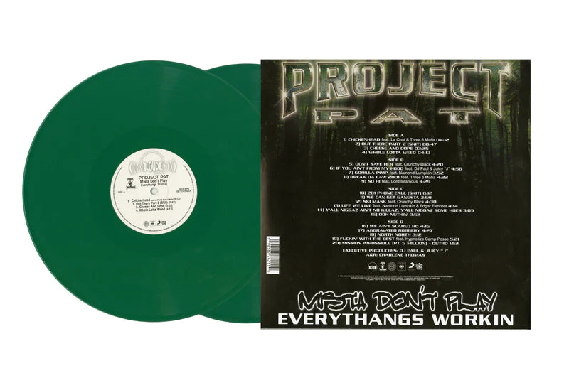 PROJECT PAT - Mista Don't Play  Everythangs Working Green 2xLP Vinyl - Spin City Records