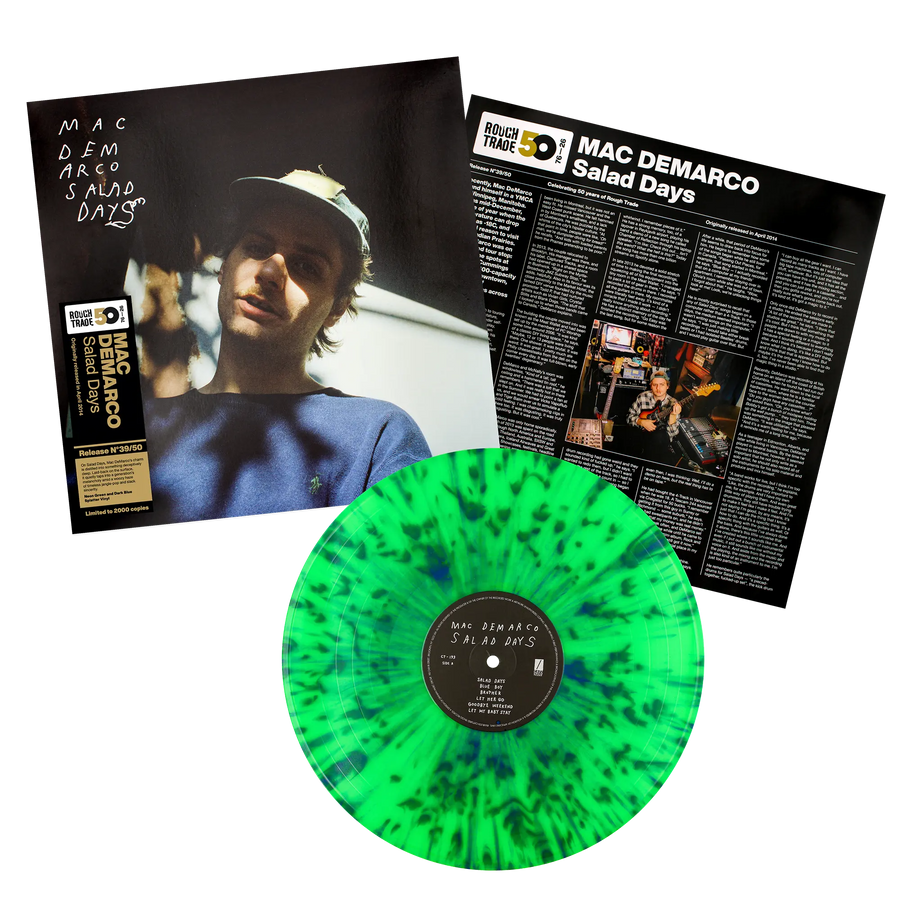Mac DeMarco - Salad Days Vinyl Rough Trade 50th Green & Blue Splatter /2000