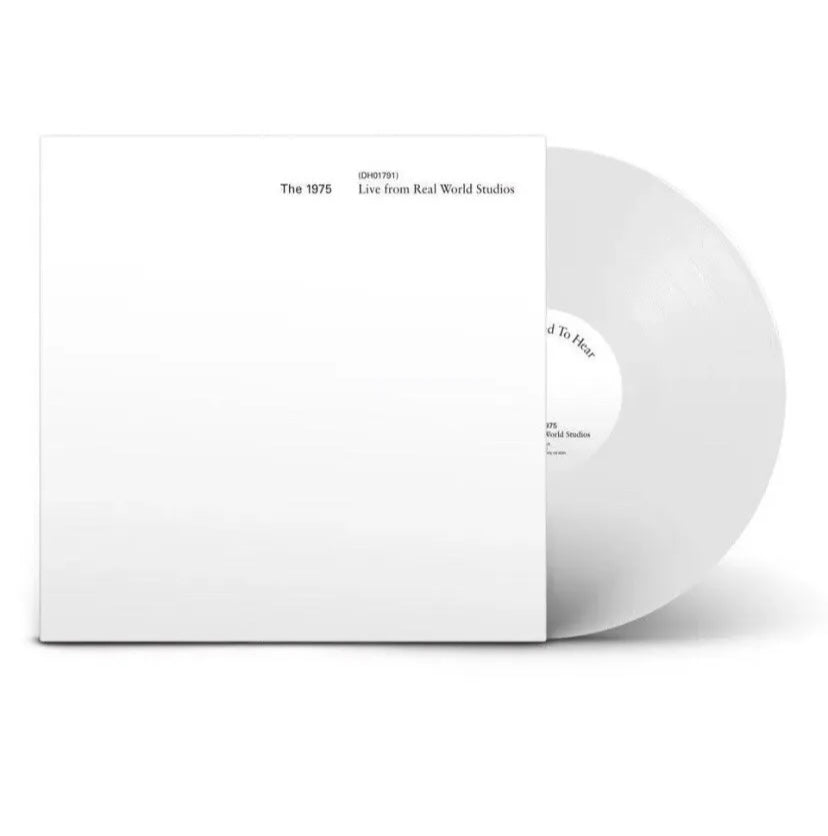The 1975 - Live From Real World Studios 7” White Vinyl Single - Spin City Records
