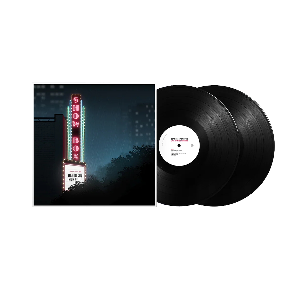 DEATH CAB FOR CUTIE Live at the Showbox Black Vinyl 2XLP