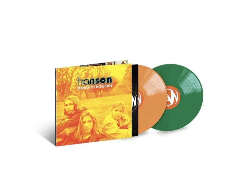 Hanson Middle Of Nowhere Limited Edition Orange & Green Colored 2LP - Spin City Records