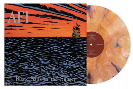 AFI Black Sails in the Sunset 25th Anniversary Tropical Sunset Vinyl LP - Spin City Records
