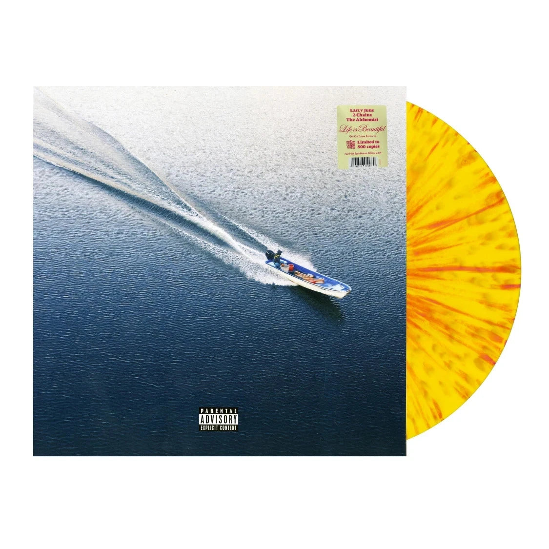 LARRY JUNE 2 CHAINZ THE ALCHEMIST Life Is Beautiful GetOnDown Vinyl /500 - Spin City Records