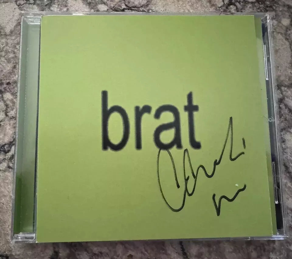 Charli XCX brat CD with Autographed Insert