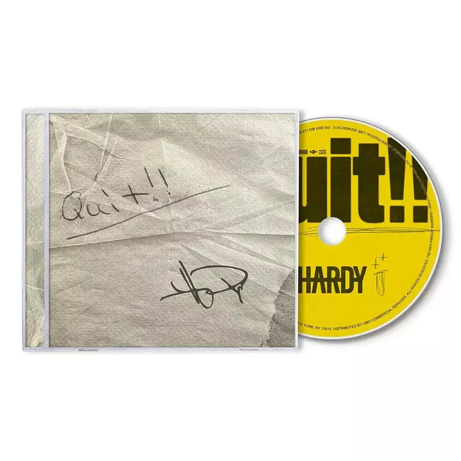 Hardy - Quit!! Exclusive Signed AUTOGRAPHED CD