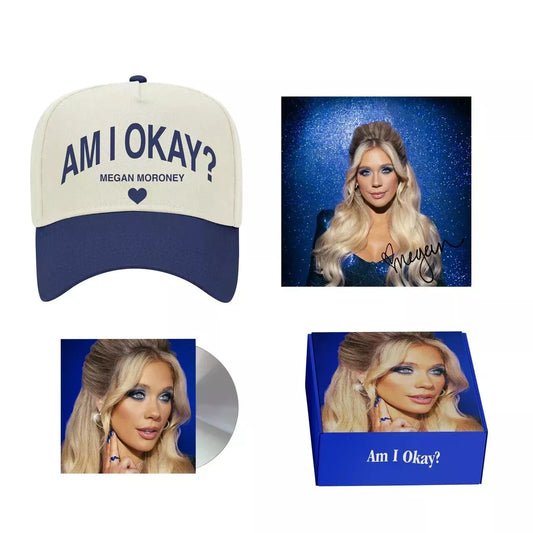 Megan Moroney Am I Okay? LIMITED EDITION EXCLUSIVE HAT/CD/SIGNED INSERT BOX SET