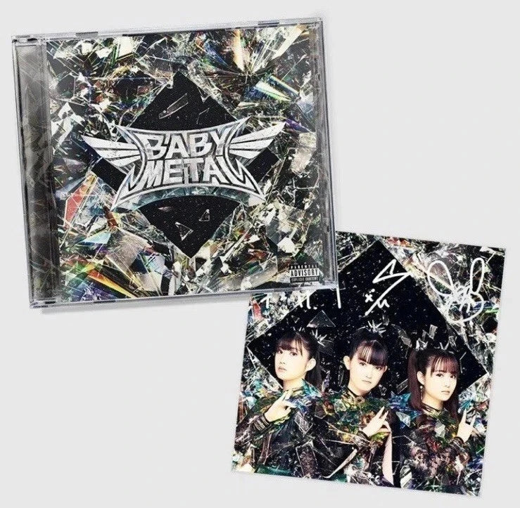 Babymetal Metal Forth CD & Signed Art Print Autographed Insert Card