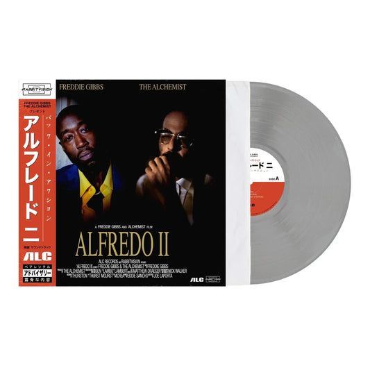 Freddie Gibbs & Alchemist - Alfredo 2 Laser Disc Cover Silver 2LP + Comic Book - Spin City Records