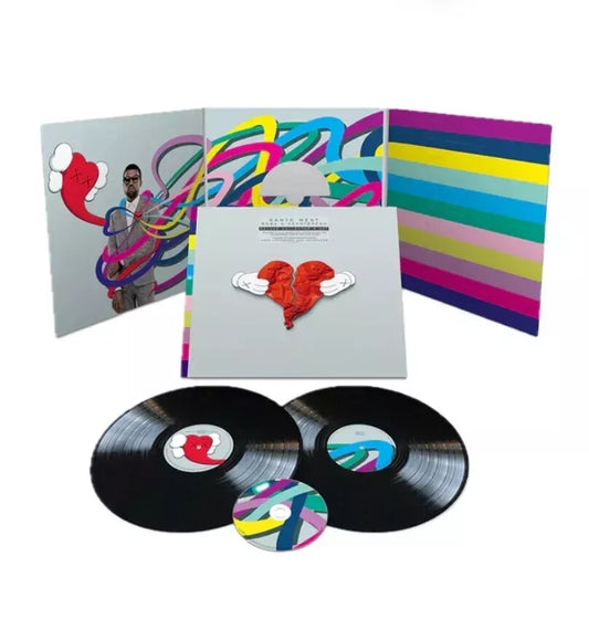 Kanye West 808s & Heartbreaks Deluxe Collector's Set 2LP Vinyl Record +CD